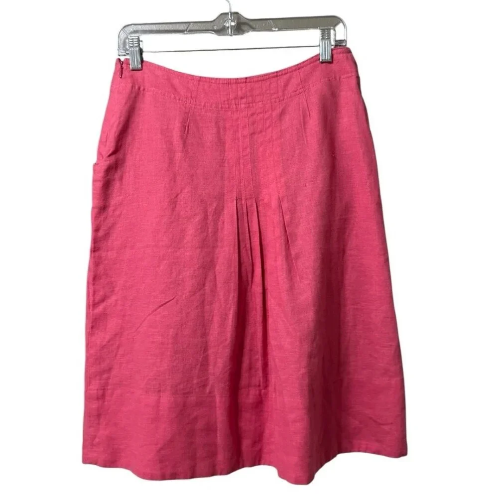 Tory Burch Skirt Size Measured Pleated Lined Career Office Professional Designer
